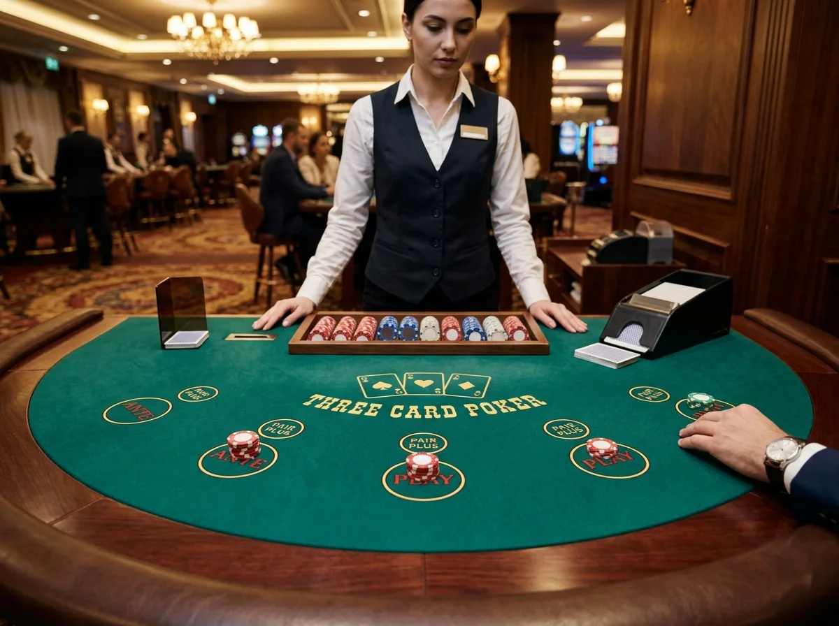 Three Card Poker at Ducky Luck online casino table games
